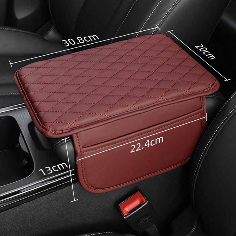 🚘 Car Armrest Cushion with Pocket | 6 Colors