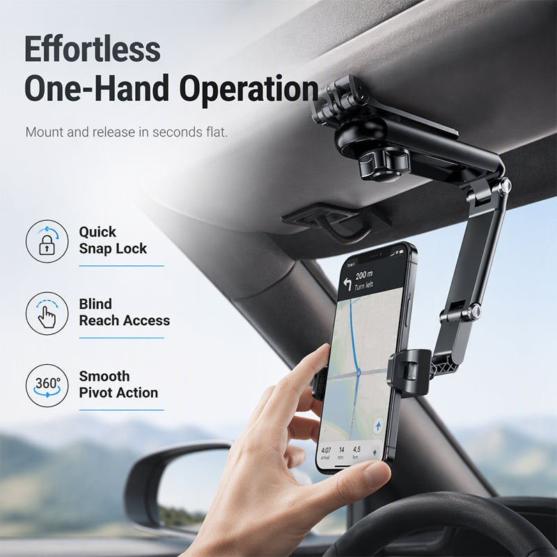 Universal Sun Visor Car Phone Holder
