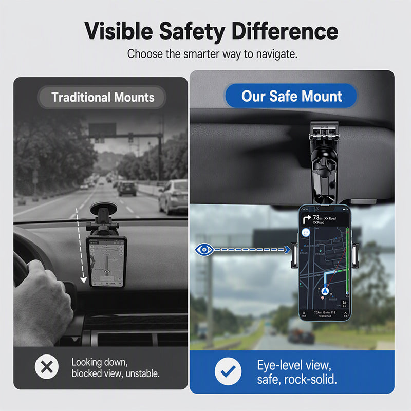 Universal Sun Visor Car Phone Holder