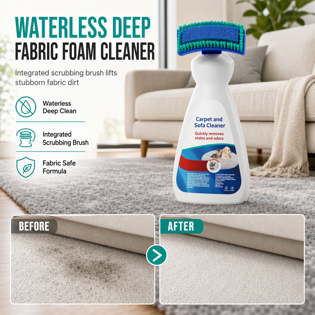 Waterless Fabric and Carpet Cleaner
