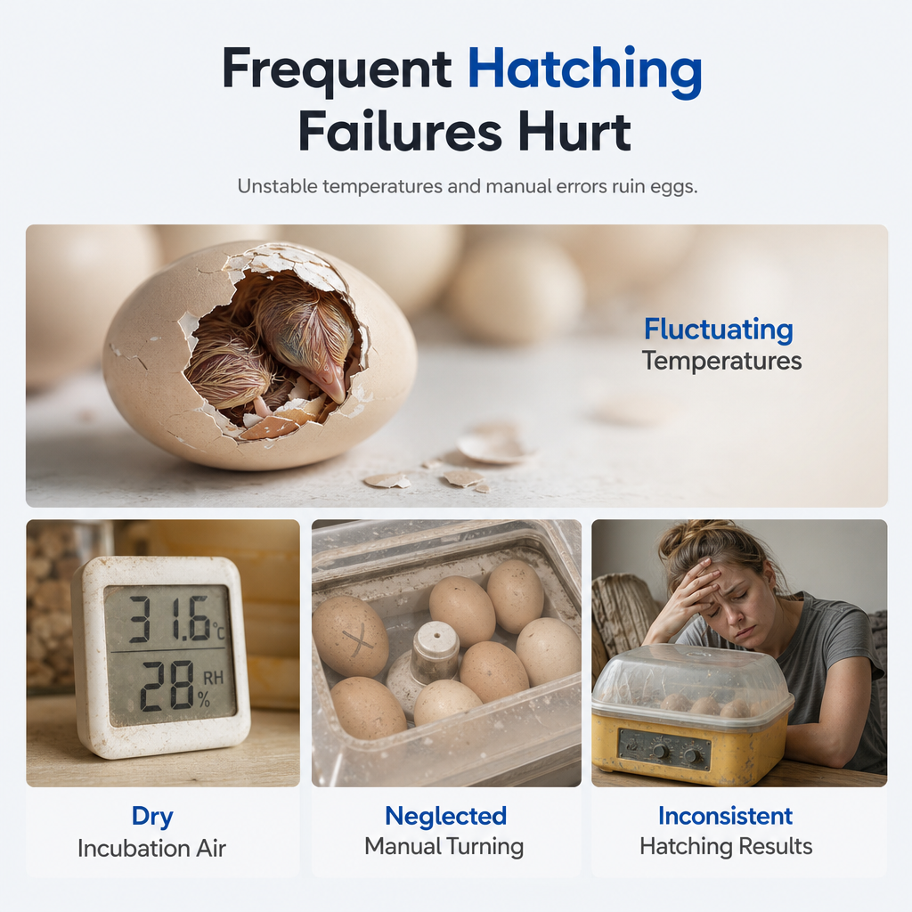 USB Automatic Egg Incubator with Egg Turning