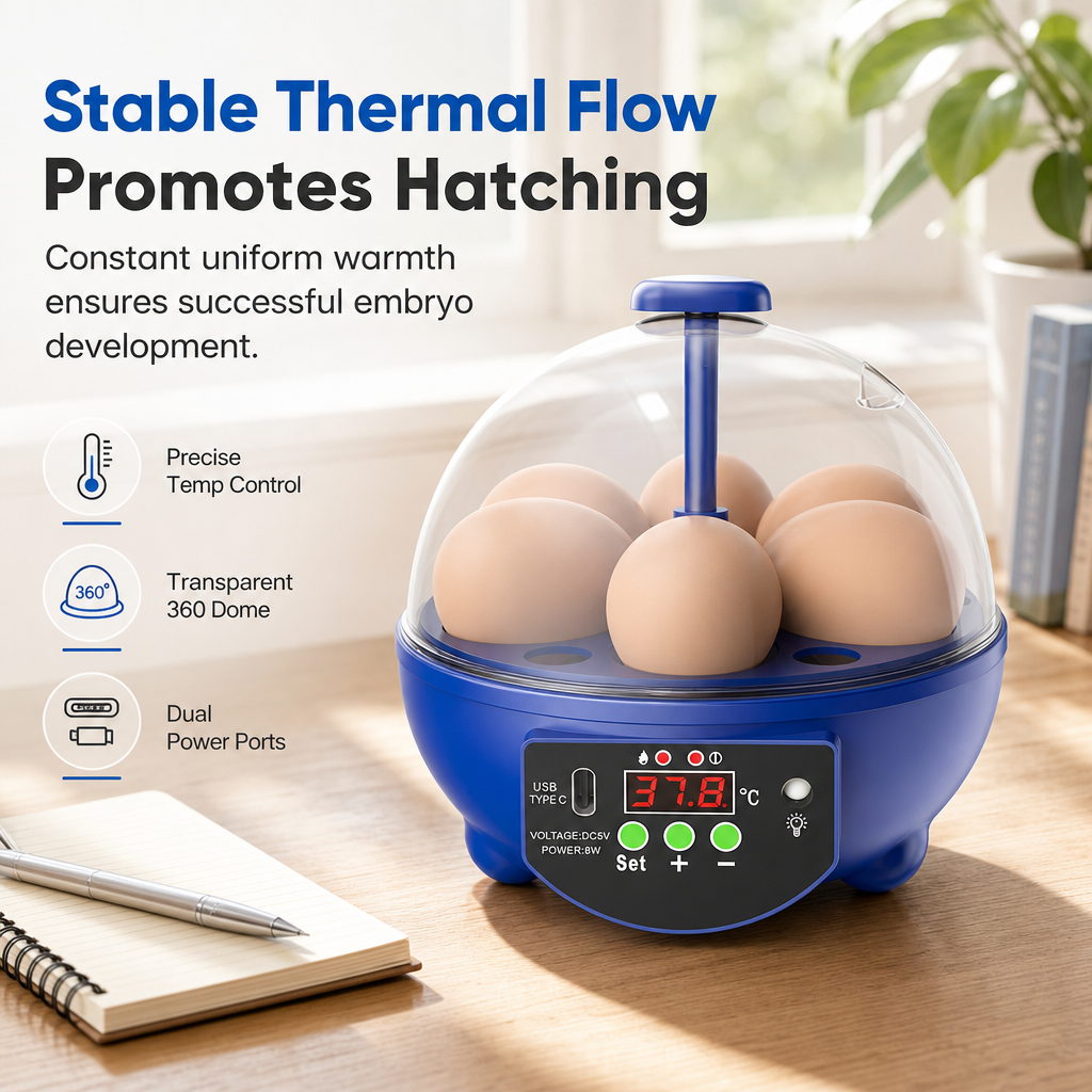 USB Automatic Egg Incubator with Egg Turning