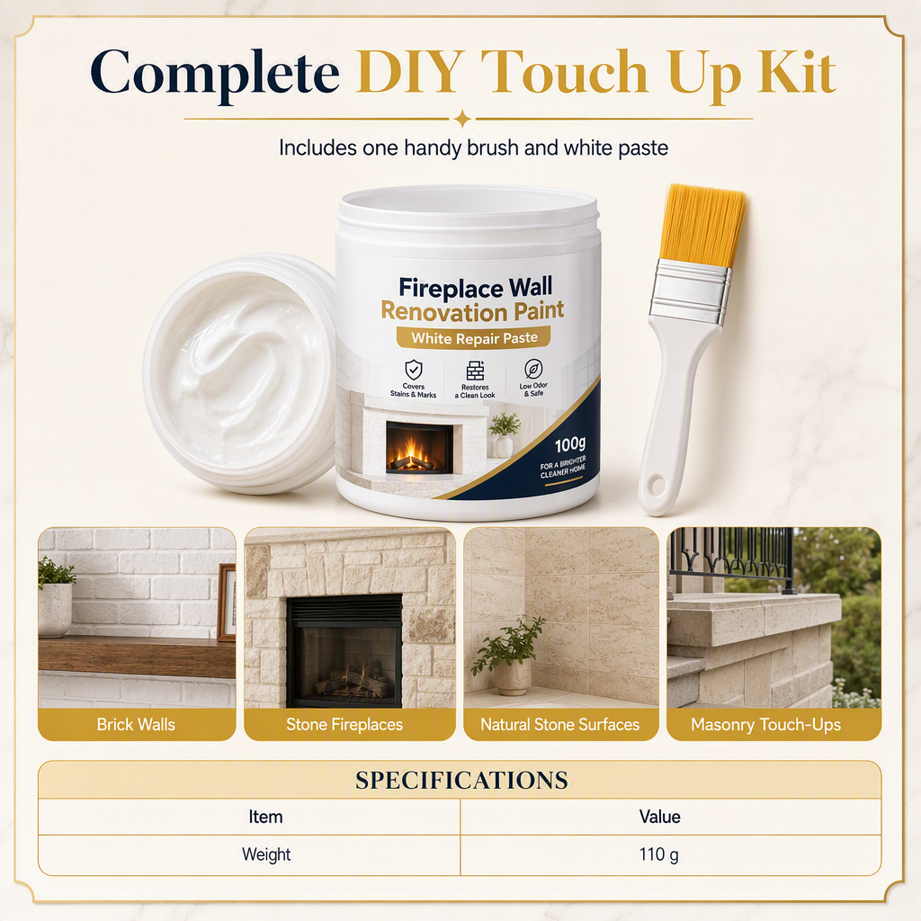 Instant White Wall Touch-Up Paste