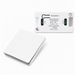 Wireless radio light switch set without wiring with self-adhesive wall switch and receiver