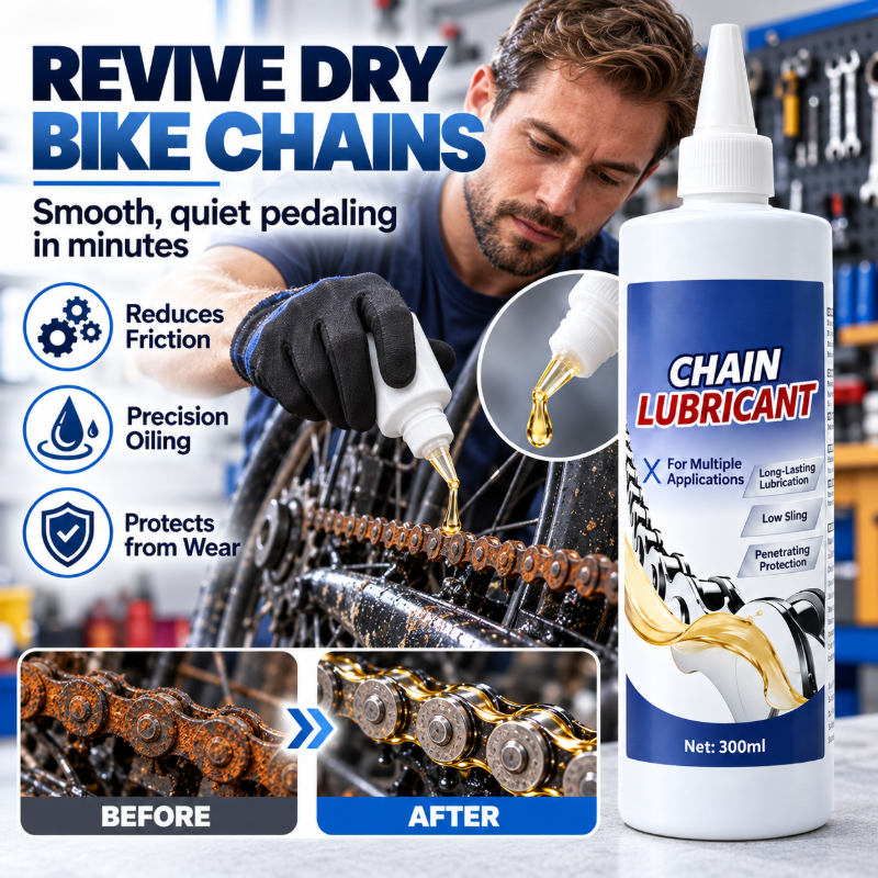 Multi-Purpose Chain Lubricant with Precision Pointed Nozzle