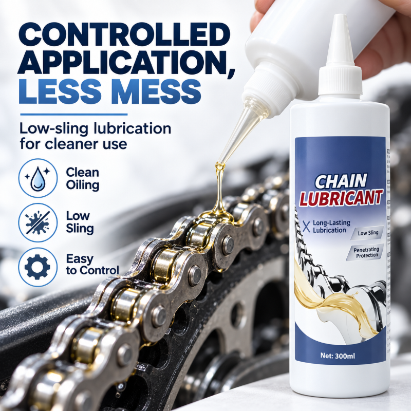 Multi-Purpose Chain Lubricant with Precision Pointed Nozzle