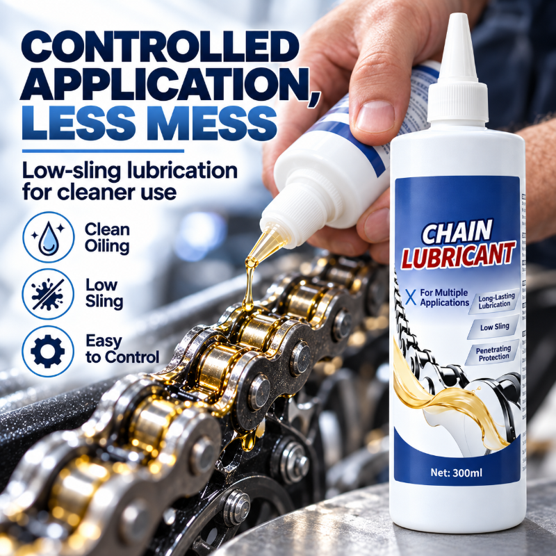 Multi-Purpose Chain Lubricant with Precision Pointed Nozzle