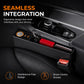 Multifunctional Car Seat Gap Organizer Box with USB Charging Ports