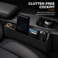 Multifunctional Car Seat Gap Organizer Box with USB Charging Ports