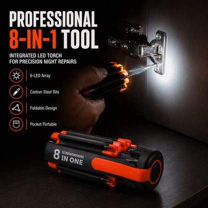 ⏳Time-Limited Special ⏰ Folding Multi-Bit Screwdriver with LED