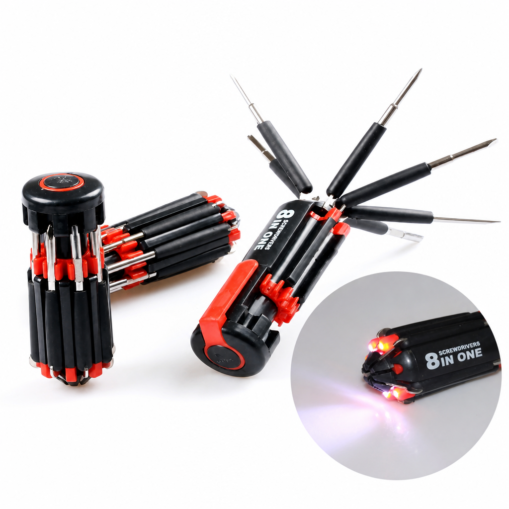 ⏳Time-Limited Special ⏰ Folding Multi-Bit Screwdriver with LED