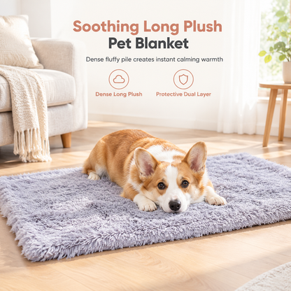 Soft Plush Double Layer Pet Blanket for Dogs and Cats
