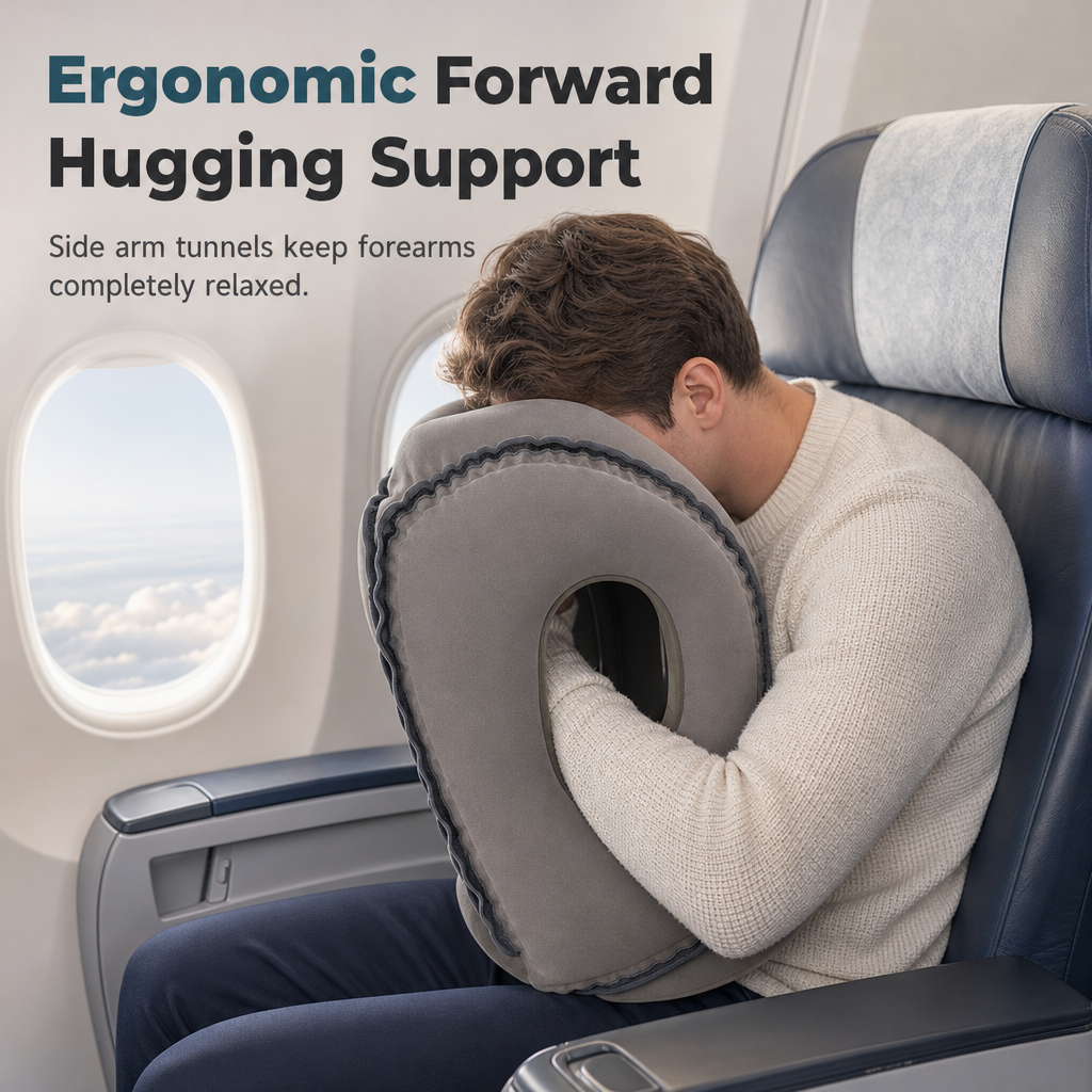 Inflatable Travel Pillow Portable Nap Pillow