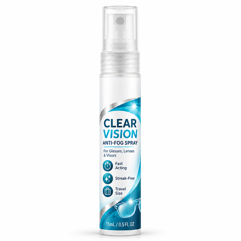 Portable Glasses Anti-Fog Spray and Lens Defogger