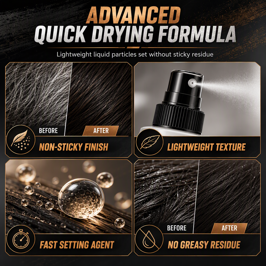 Men's Hair and Beard Dye Spray