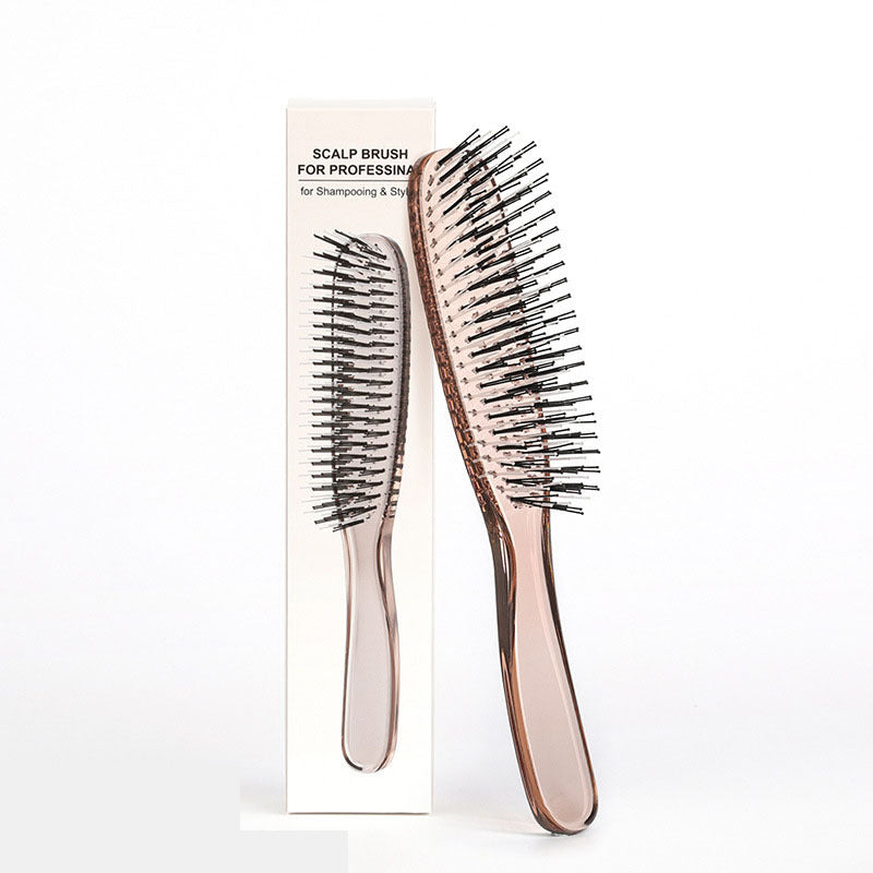 Detangle Knots Instantly! Gentle Portable Scalp Massage Hairbrush