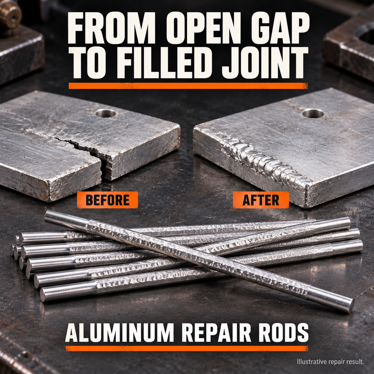 Low-Temperature Aluminum Repair Rods for DIY Welding