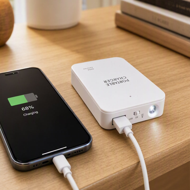 🔋 50% OFF! 🚨 Emergency Power Bank – Fast charging & built-in LED light ✨