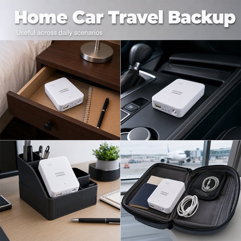 🔋 50% OFF! 🚨 Emergency Power Bank – Fast charging & built-in LED light ✨