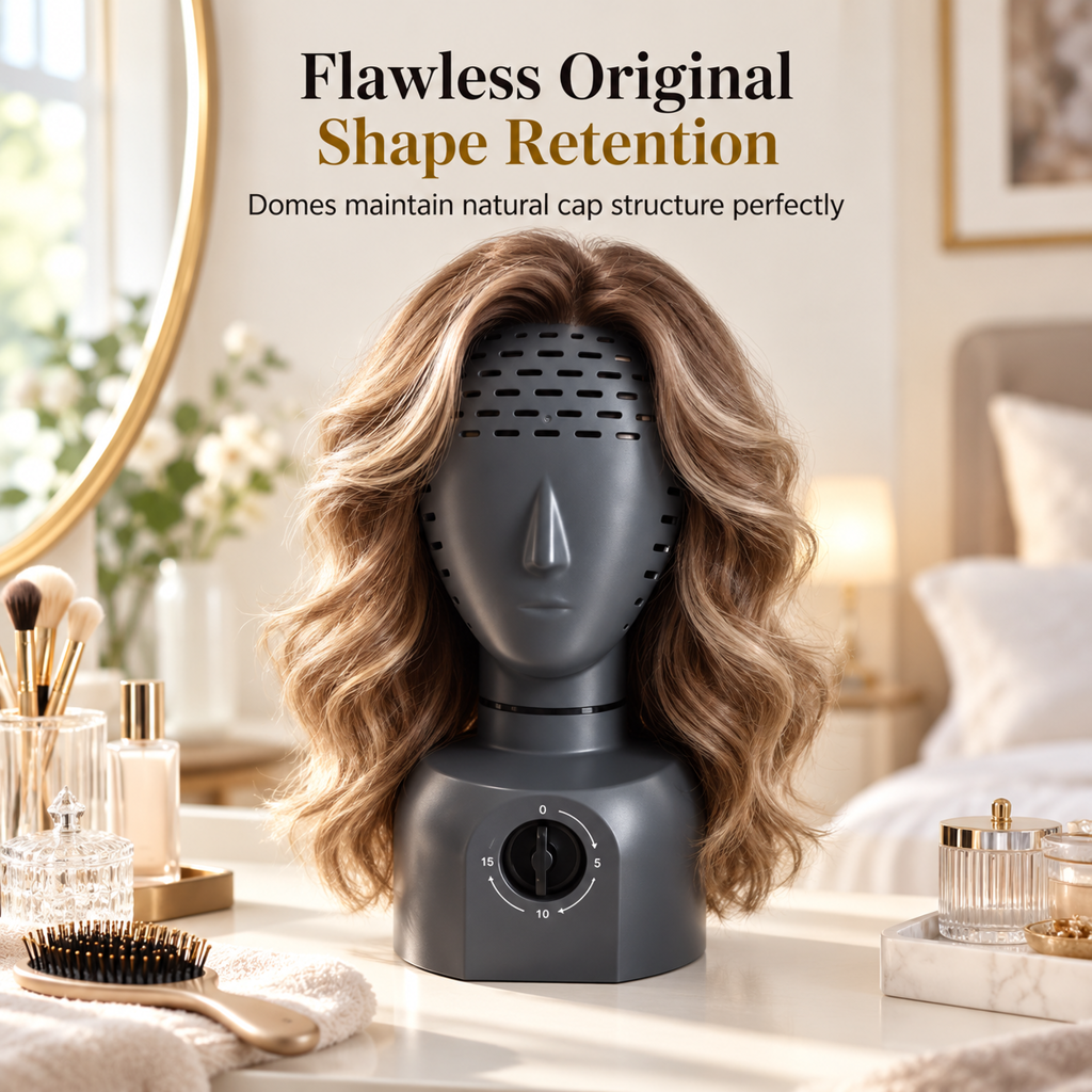 Mannequin Head Wig Dryer Stand with Hair Dryer Holder