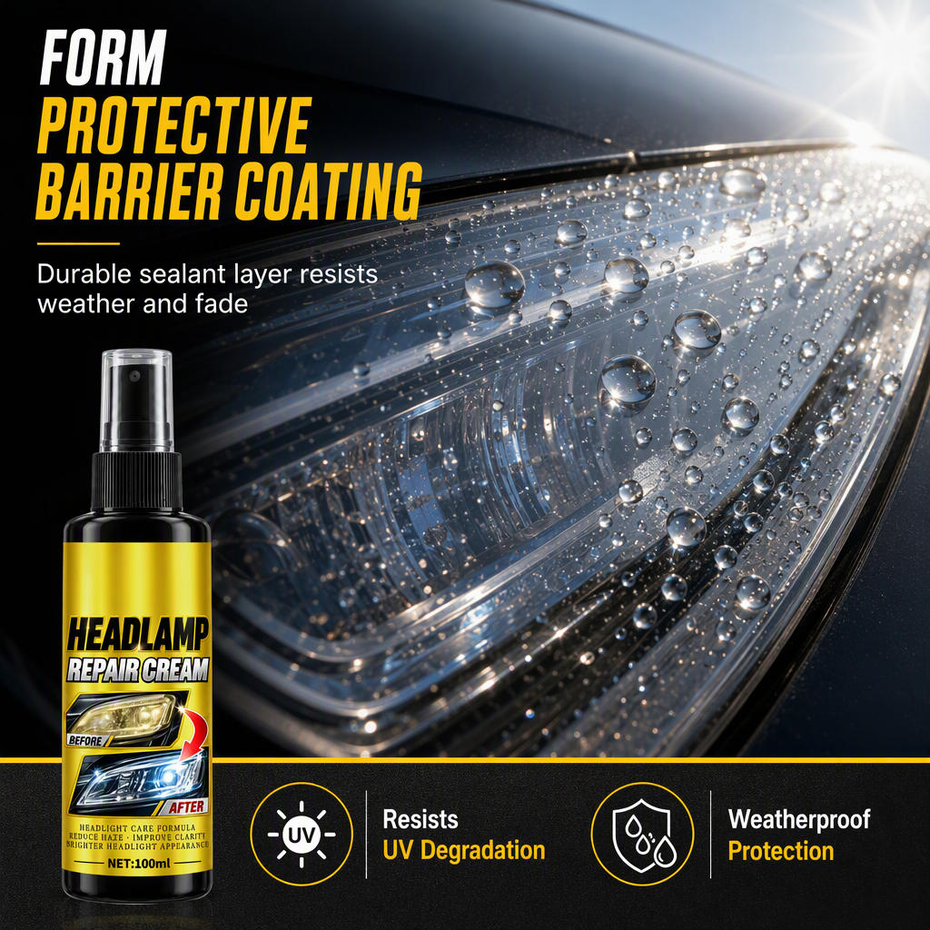 Car Headlight Restoration Spray for Car Light Repair and Renovation
