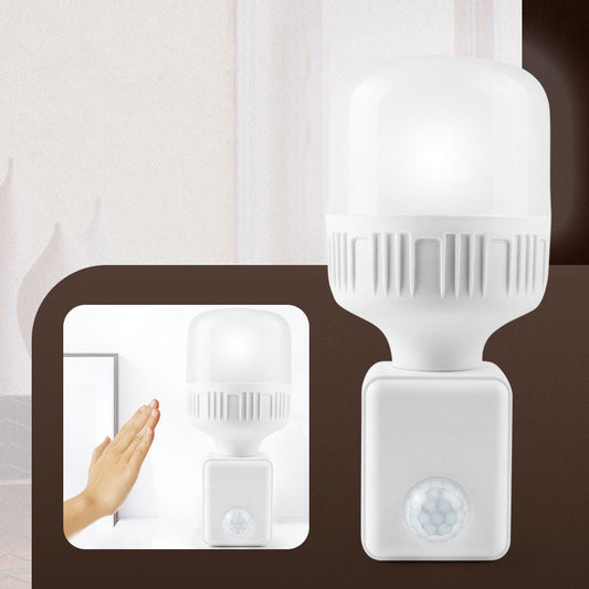 Infrared wall plug-in human sensing lamp holder