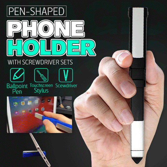 ?Hot Sale?Pen-shaped Phone Holder with Screwdriver Sets
