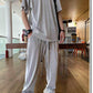 Men’s Loose Fashionable Long Sleeve 2-piece Set（50% OFF）