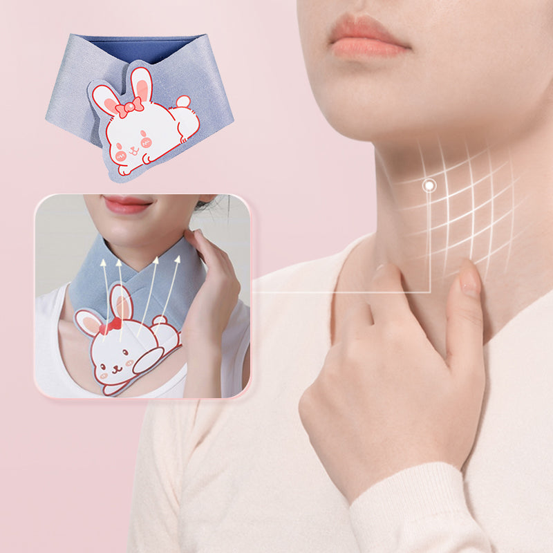 Neck essential oil wet compress auxiliary strap- eliminate neck wrinkles
