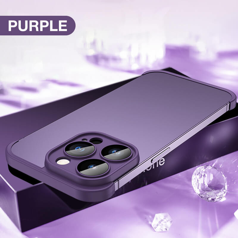 Newest Bare-Metal Angle Cushion TPU iPhone Case