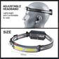 Rechargeable Adjustable Waterproof Headlamp