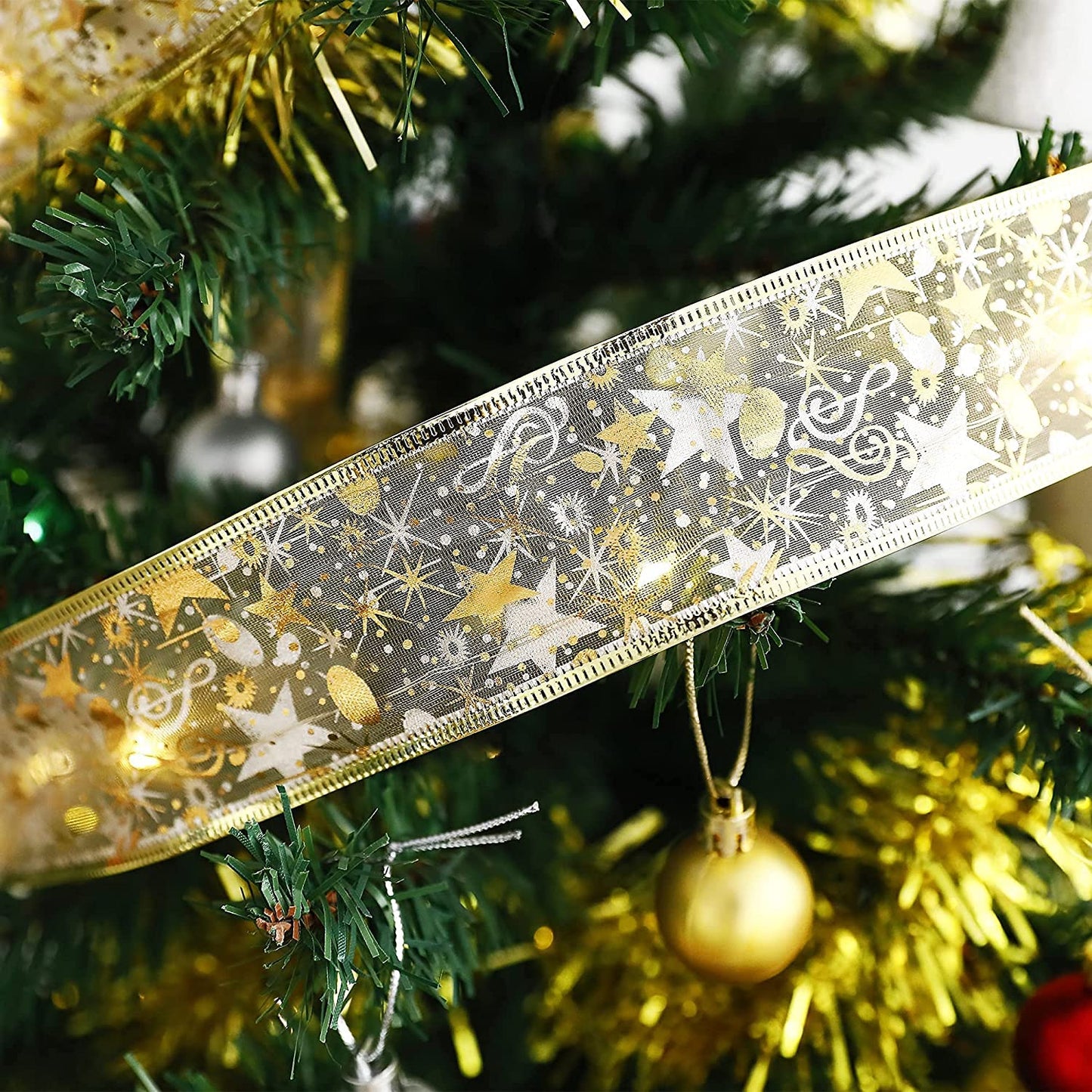 💥Hot Sale💥Christmas Ribbon Fairy Lights