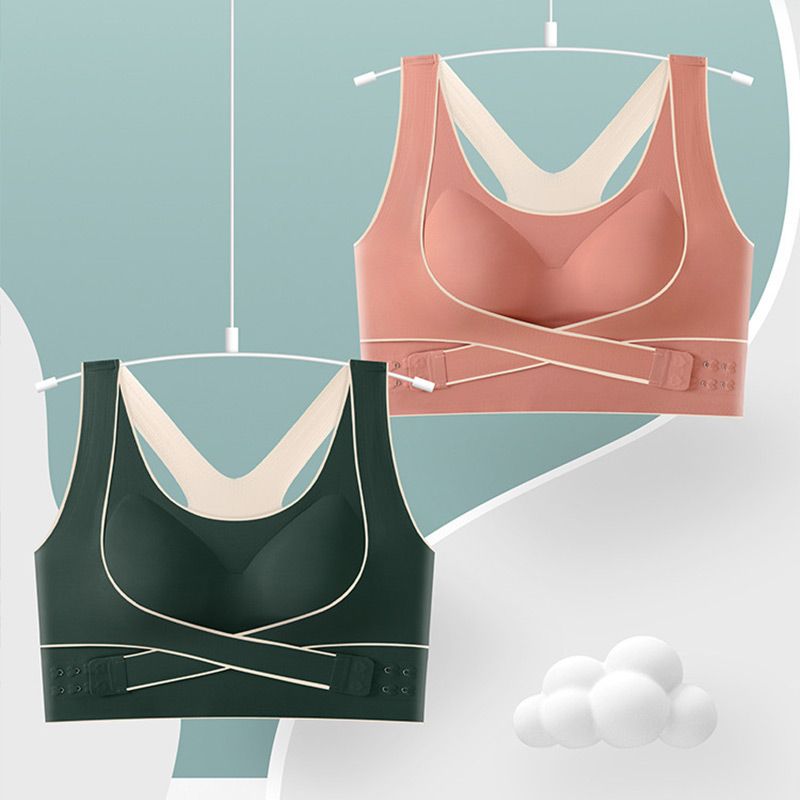 Plus Size Beauty Back Shock-proof Sports Bra