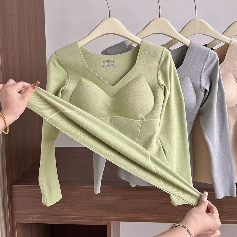 [ideal gift] Women’s Thermal Underwear With Built-In Bra