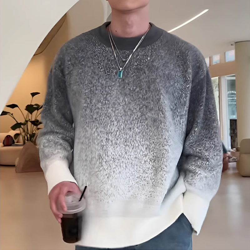 Men's Soft Skin Friendly Loose Crewneck Sweater