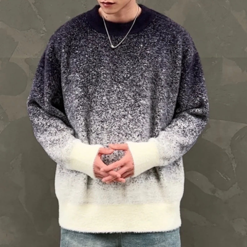Men's Soft Skin Friendly Loose Crewneck Sweater