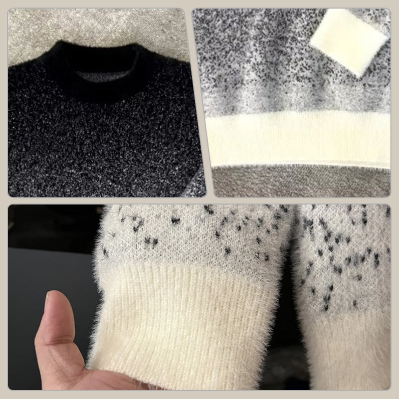 Men's Soft Skin Friendly Loose Crewneck Sweater