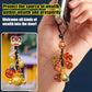 Gold Plated Keychain God of Wealth