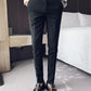 🔥2024🔥Men's Lycra Blend Solid Slim Fit Formal Trouser